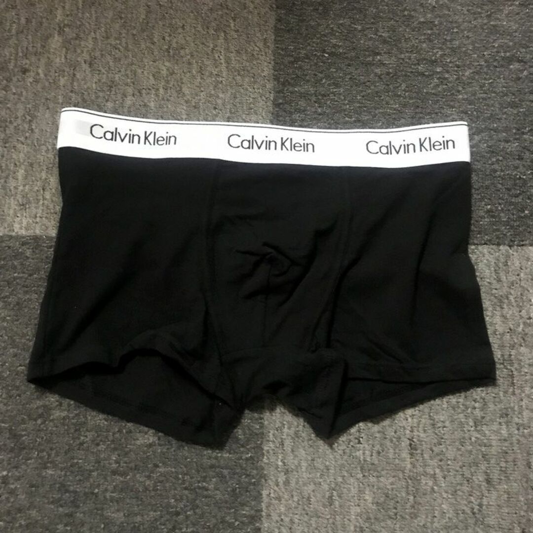 ck Calvin Klein(シーケーカルバンクライン)のカルバンクライン　ボクサーパンツセット　M　黒3点セット メンズのアンダーウェア(ボクサーパンツ)の商品写真