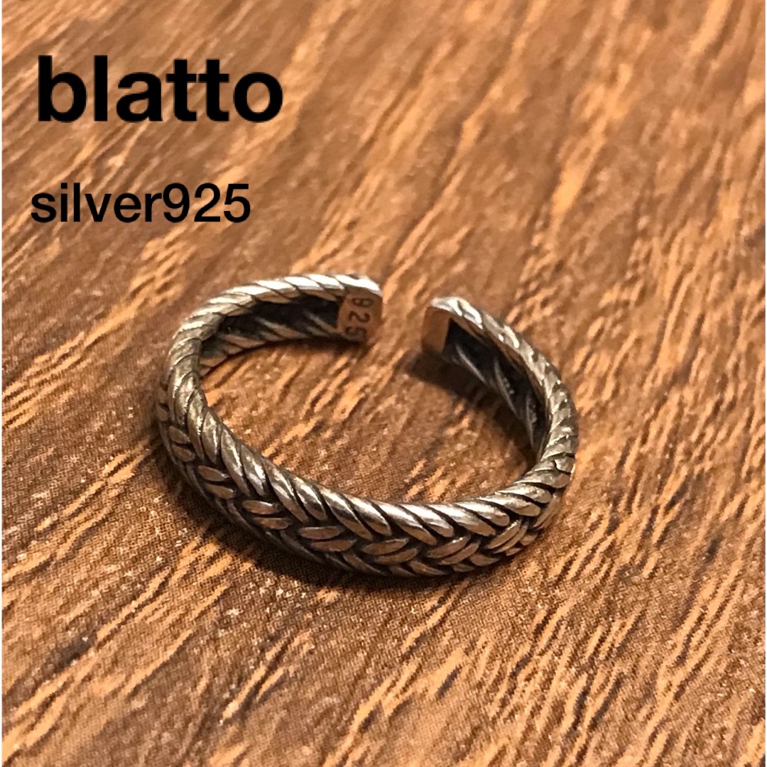 新品未使用　blatto リング　silver925 メンズのアクセサリー(リング(指輪))の商品写真