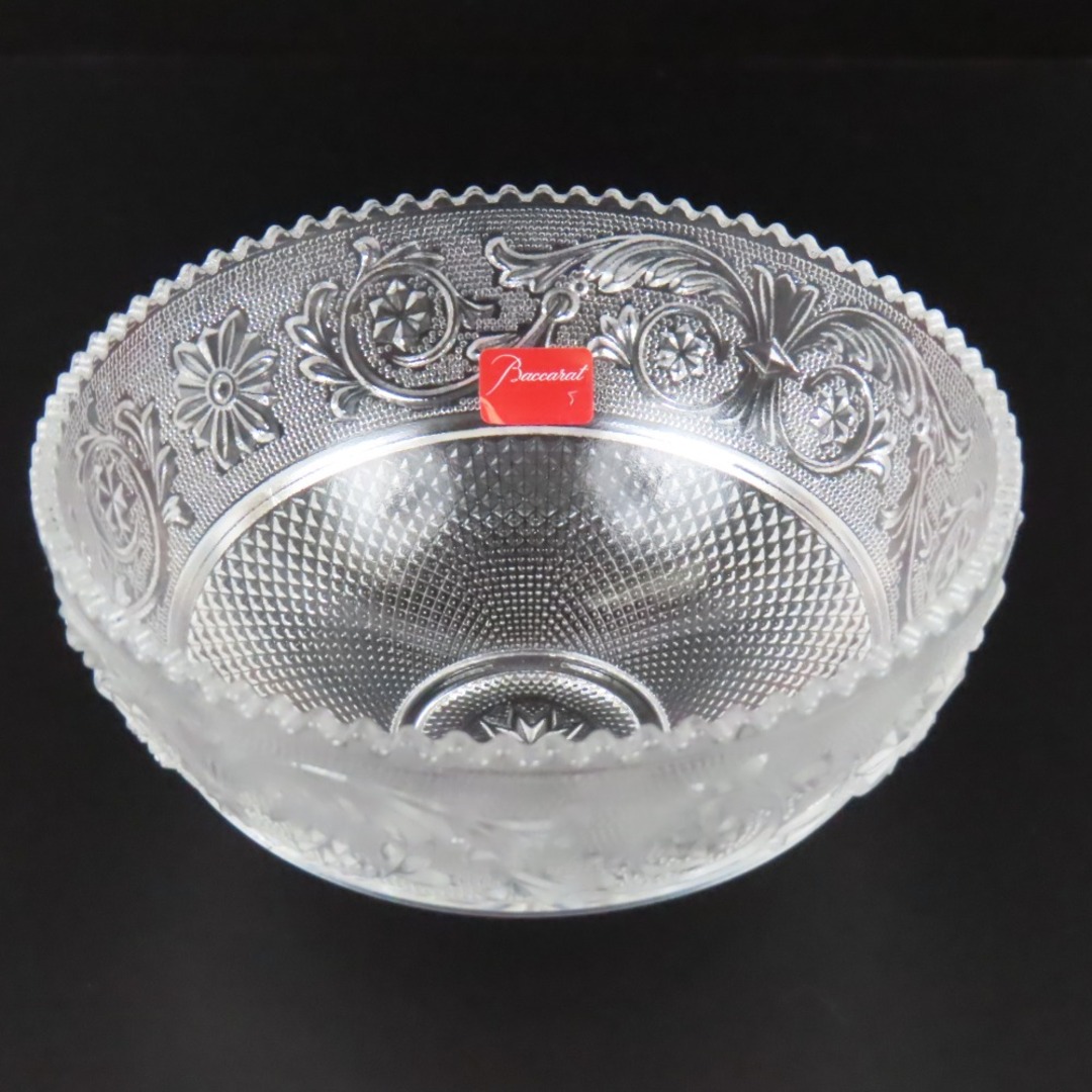 Baccarat(バカラ)の未使用品 Baccarat バカラ アラベスク スモールボウル サラダボール 2点セット 12cm 皿 プレゼント 食器 クリスタル クリア ユニセックス【中古】 インテリア/住まい/日用品のキッチン/食器(食器)の商品写真