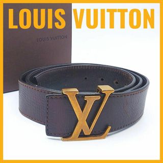 ルイヴィトン(LOUIS VUITTON)のルイヴィトン サンチュール LVイニシャル ベルト M6902 専用箱付き(ベルト)