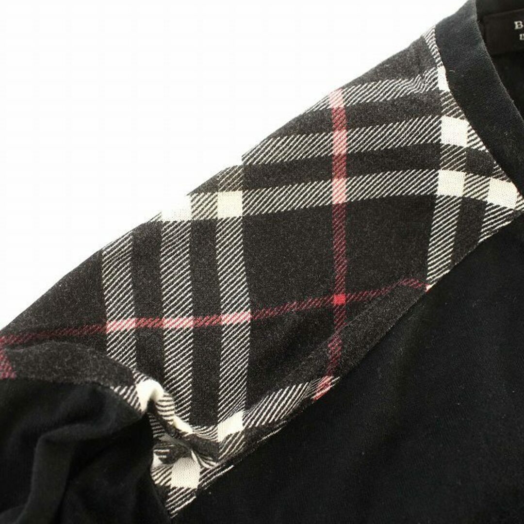 BURBERRY BLACK LABEL(バーバリーブラックレーベル)のBURBERRY BLACK LABEL Tシャツ 半袖 Vネック 3 黒 メンズのトップス(Tシャツ/カットソー(半袖/袖なし))の商品写真