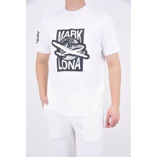 マークアンドロナ(MARK&LONA)のMARK＆LONA エアプレン プリント モックネックTシャツ(Tシャツ/カットソー(半袖/袖なし))