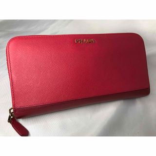 プラダ(PRADA)の超美品　PRADA プラダ 長財布　ラウンドファスナー　PEONEA バイカラー(財布)