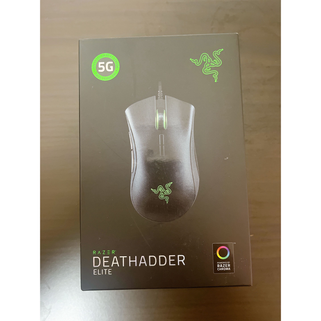 Razer(レイザー)のRazer エルゴノミック ゲーミング マウス DEATHADDER ELITE スマホ/家電/カメラのPC/タブレット(PC周辺機器)の商品写真