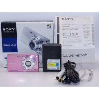 【オススメ】ソニー SONY デジタルカメラ Cybershot W350 ピンク DSC-W350/P(コンパクトデジタルカメラ)