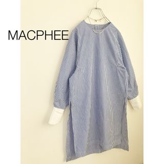 マカフィー(MACPHEE)の★マカフィー★コットンストライププルオーバー チュニック ワンピース(チュニック)