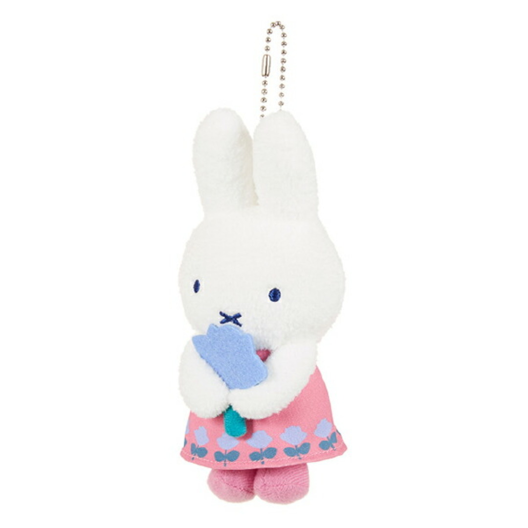 miffy(ミッフィー)のMIFFY and ROSE マスコットキーチェーン ピンク ミッフィー ローズ ぬいぐるみ キッズ/ベビー/マタニティのおもちゃ(ぬいぐるみ/人形)の商品写真