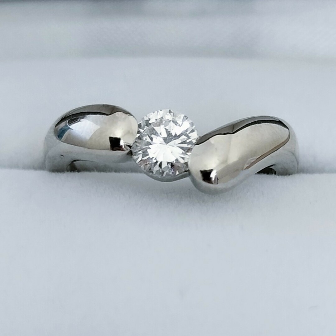 ダイヤモンド リング Pt900 0.506ct 5.8g レディースのアクセサリー(リング(指輪))の商品写真