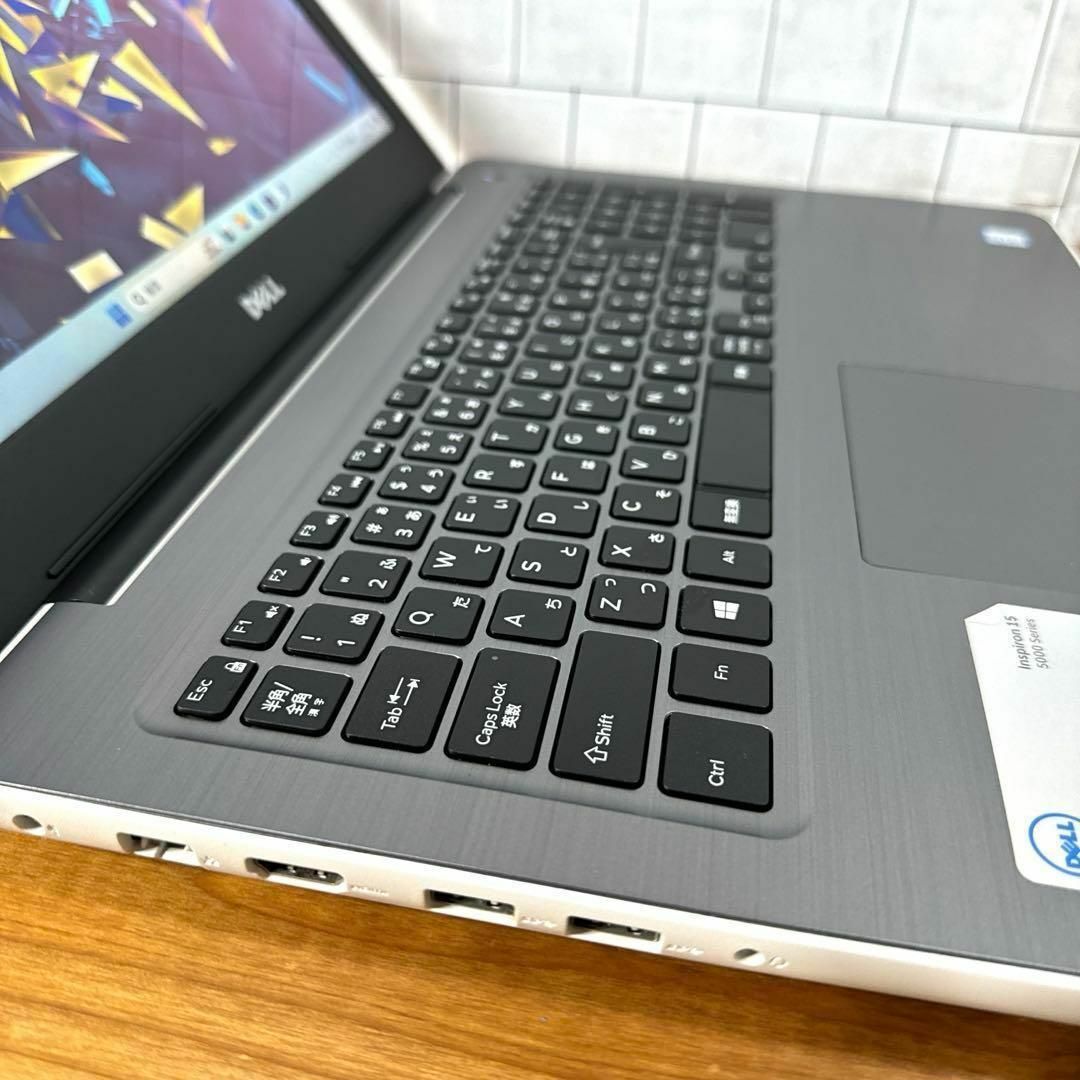 DELL(デル)の【高性能】かわいいDELLホワイト☘7世代i5☘新品SSD512GB/12GB スマホ/家電/カメラのPC/タブレット(ノートPC)の商品写真