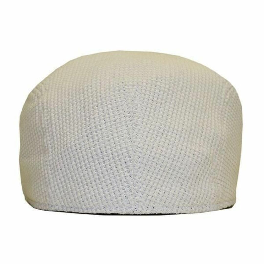 帽子 大きいサイズ メンズ ハンチング ワッフル ビッグサイズ アイボリー メンズの帽子(ハンチング/ベレー帽)の商品写真