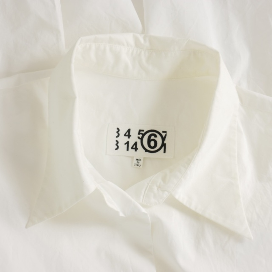 MM6(エムエムシックス)のメゾンマルジェラ MM6 21SS メッセージプリント ロングシャツ ワンピース レディースのトップス(シャツ/ブラウス(長袖/七分))の商品写真