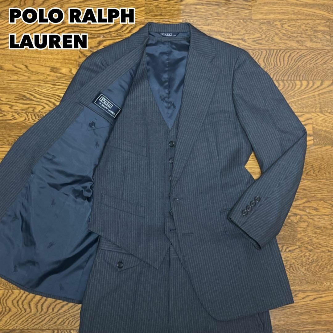 美品 70s POLO RALPH LAUREN セットアップ スーツ 3P | フリマアプリ ラクマ