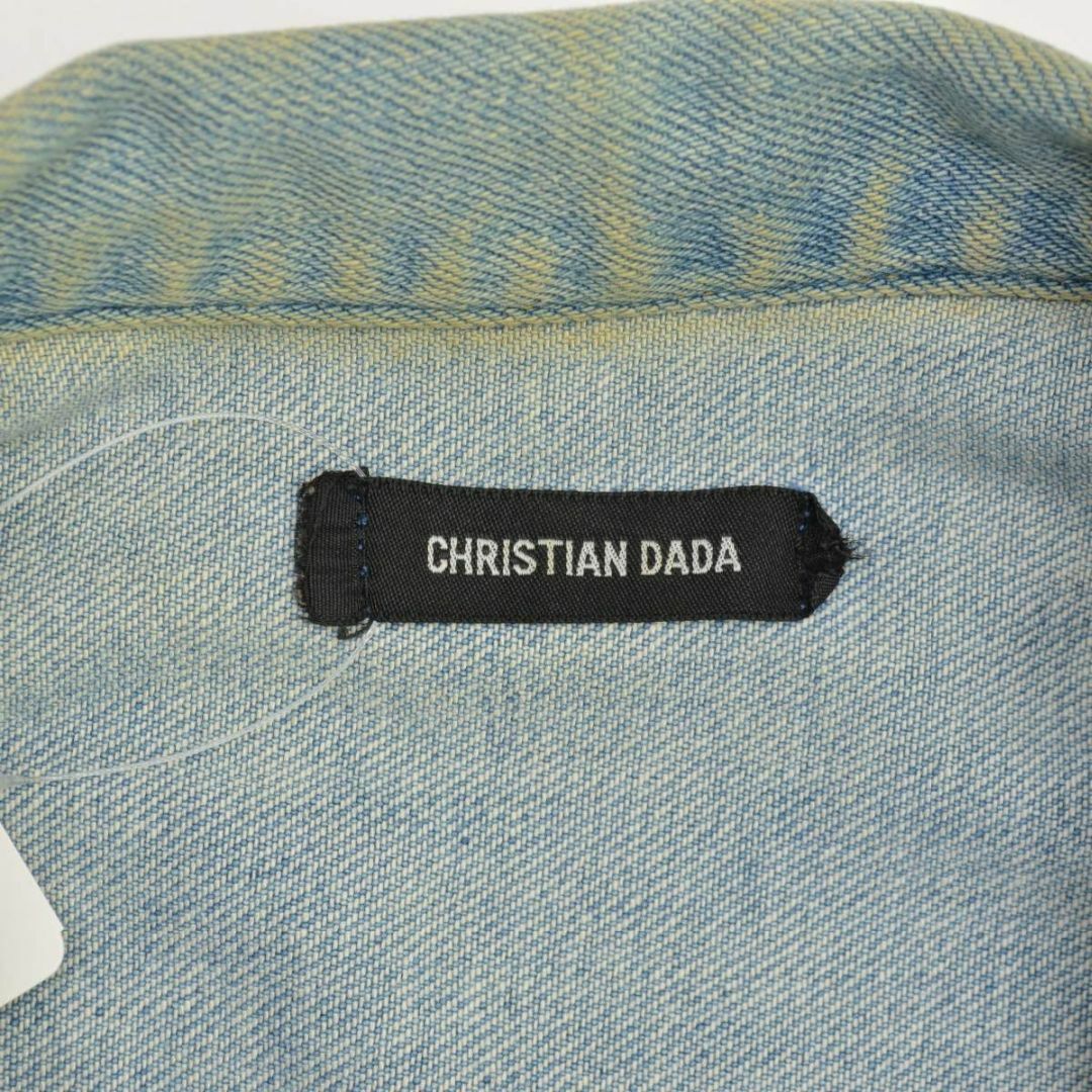 CHRISTIAN DADA(クリスチャンダダ)の【CHRISTIANDADA】荒木経惟 プリントパッチ デニムジャケット メンズのジャケット/アウター(Gジャン/デニムジャケット)の商品写真