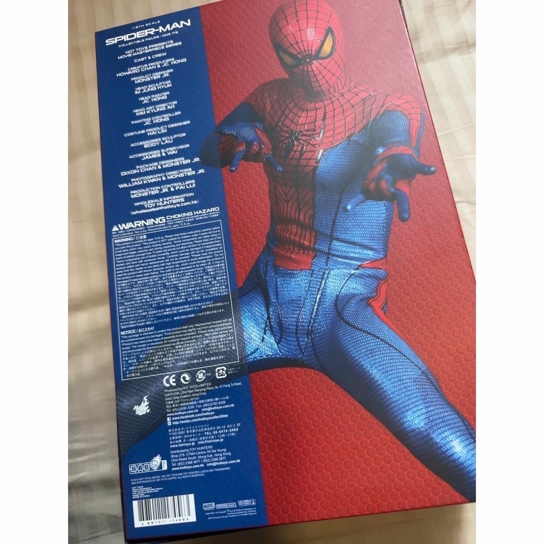 Hot Toys(ホットトイズ)の希少ホットトイズ　アメイジングスパイダーマン  本体以外の全て エンタメ/ホビーのフィギュア(アメコミ)の商品写真