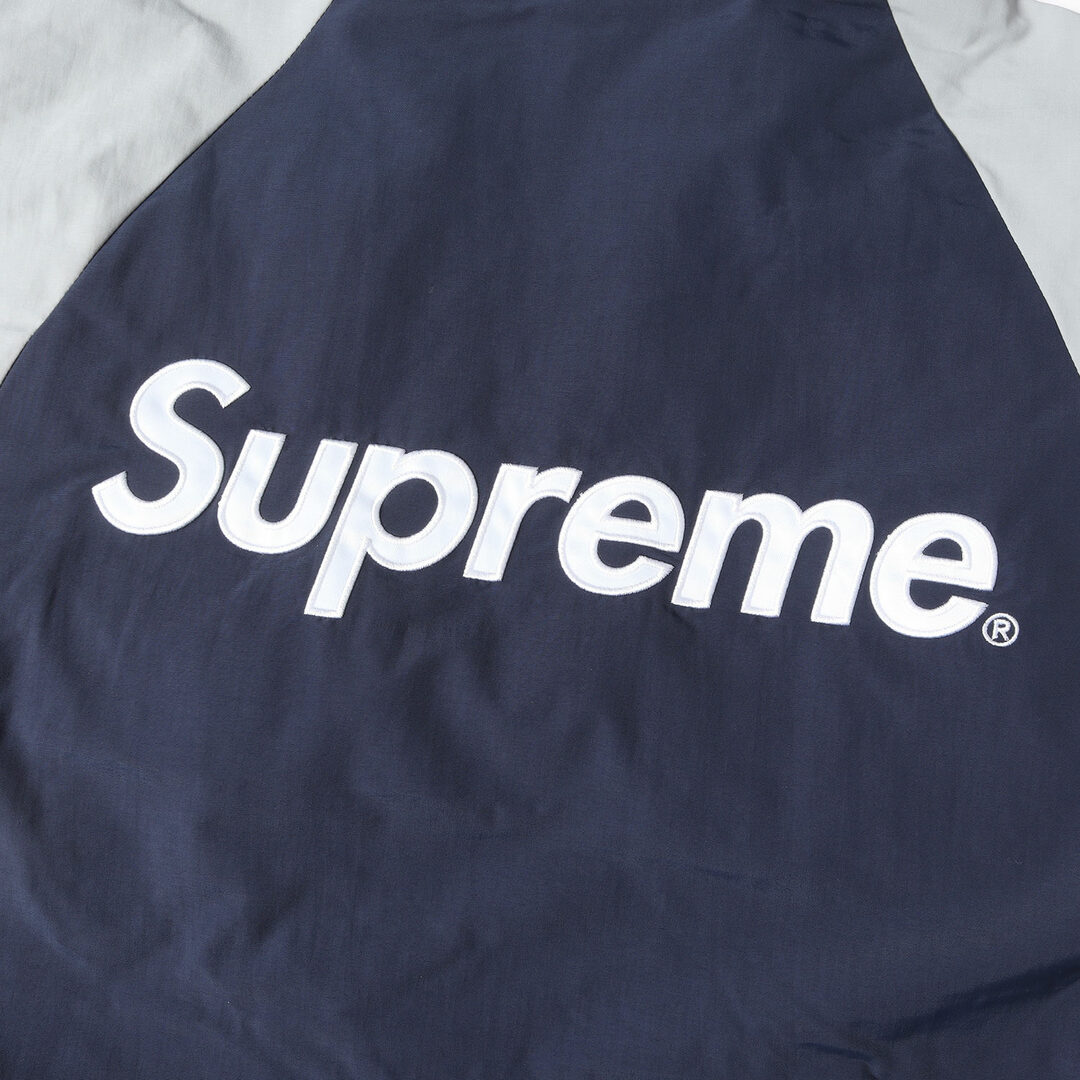 Supreme(シュプリーム)の美品 Supreme シュプリーム ジャケット サイズ:M 21AW New York Yankees ×MLB ナイロン トラックジャケット Track Jacket ネイビー グレー ニューヨークヤンキース コラボ アウター ブルゾン ジャンパー 上着【メンズ】【中古】 メンズのジャケット/アウター(その他)の商品写真