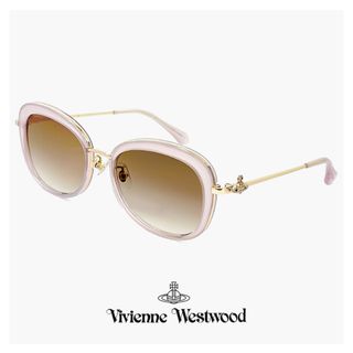 ヴィヴィアンウエストウッド(Vivienne Westwood)の【新品】 41-5001 c3 54mm レディース ヴィヴィアン ウエストウッド サングラス Vivienne Westwood uvカット 紫外線対策 セル巻き メタル フレーム オーバル バタフライ 型 オーブ ミラーレンズ アジアンフィット モデル(サングラス/メガネ)