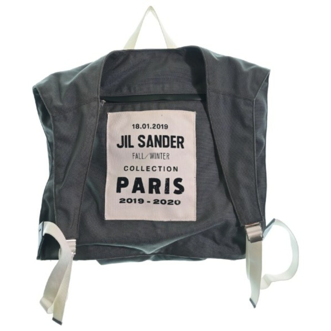 Jil Sander(ジルサンダー)のJIL SANDER ジルサンダー バックパック・リュック - カーキ 【古着】【中古】 メンズのバッグ(バッグパック/リュック)の商品写真