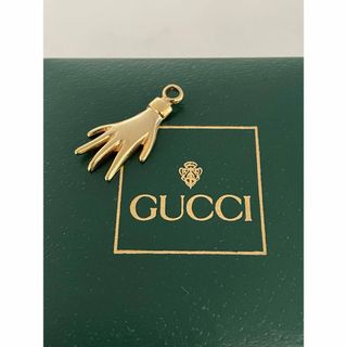 グッチ(Gucci)の91' OLD GUCCI ハンド チャーム キーホルダー ネックレス(キーホルダー)