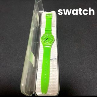 スウォッチ(swatch)のスウォッチ　腕時計　アナログ　グリーン　動作確認済み(腕時計(アナログ))