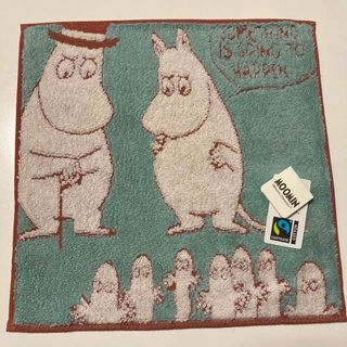 ムーミン(MOOMIN)のムーミン　パパ　ニョロニョロ　ハンドタオル　タオルハンカチ　ギフト　北欧(ハンカチ)