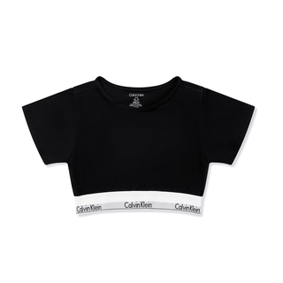 シーケーカルバンクライン(ck Calvin Klein)のMODERN COTTON LINE EXT 半袖Tシャツブラレット　ブラックL(Tシャツ(半袖/袖なし))