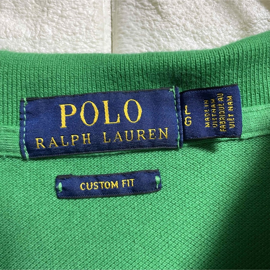 POLO RALPH LAUREN(ポロラルフローレン)のポロラルフローレン　ビックポニー刺繍　半袖ポロシャツ　メンズLサイズ メンズのトップス(ポロシャツ)の商品写真