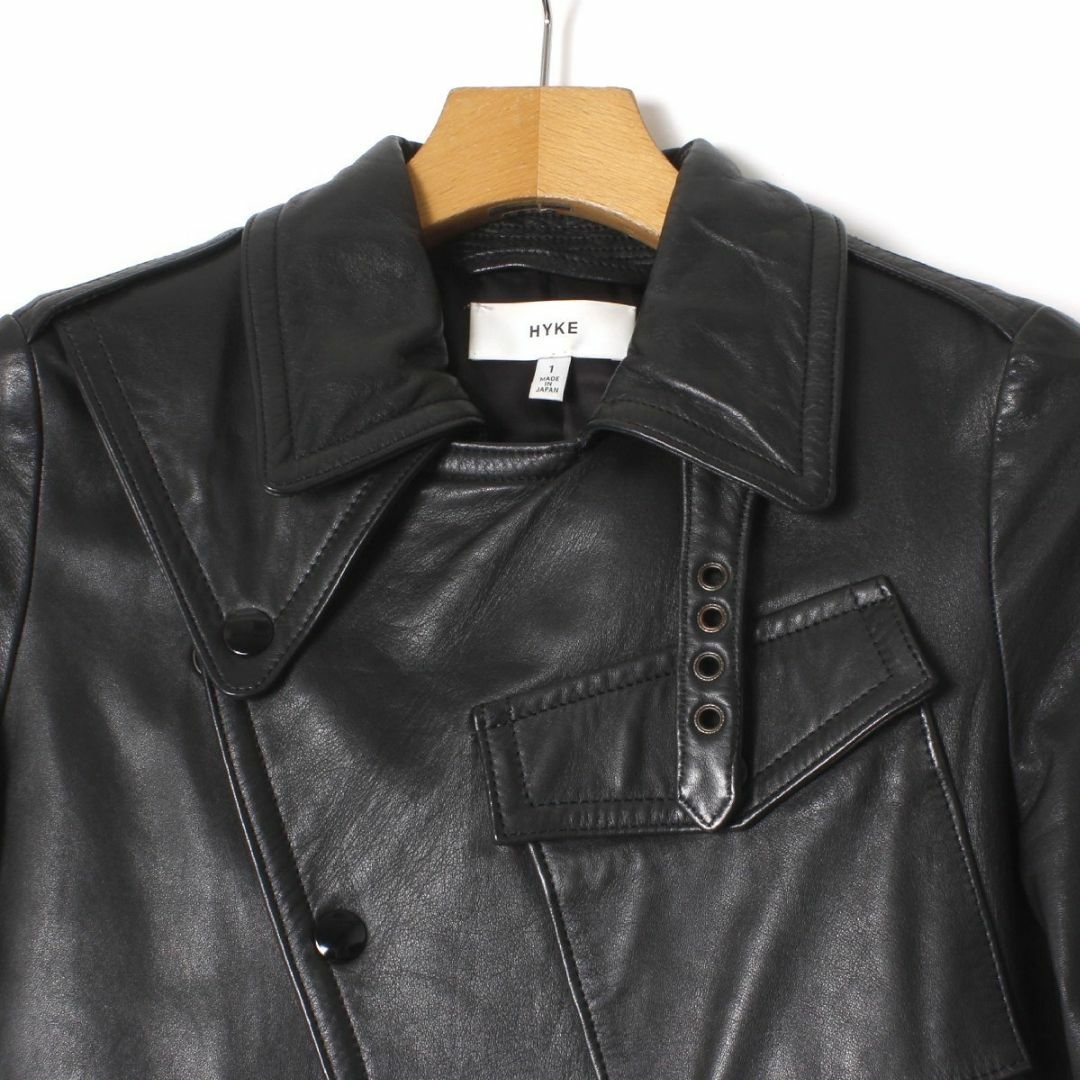 HYKE - 別注 HYKE モーターサイクルジャケット レザーライダース HYKE - 別注 HYKE モーターサイクルジャケット レザーライダース