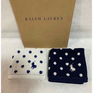 ラルフローレン(Ralph Lauren)のラルフローレン　タオルハンカチ　⭐️A(ハンカチ)