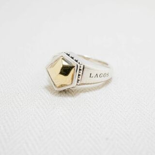 LAGOS jewelry caviar コンビリング 750 925(リング(指輪))