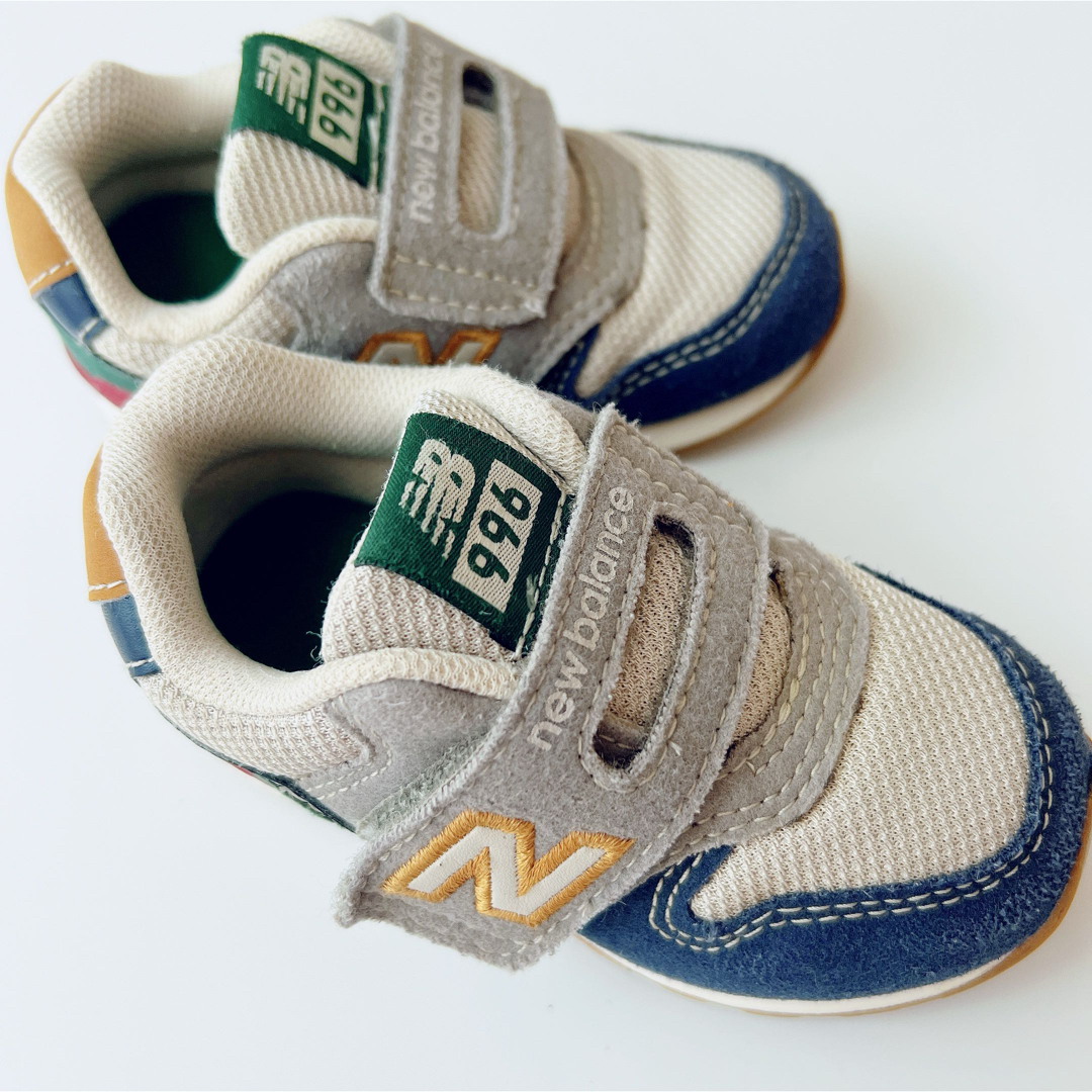 New Balance(ニューバランス)の極美品★NEW BALANCE 996 ベビーシューズ マルチカラー 13cm キッズ/ベビー/マタニティのベビー靴/シューズ(~14cm)(スニーカー)の商品写真