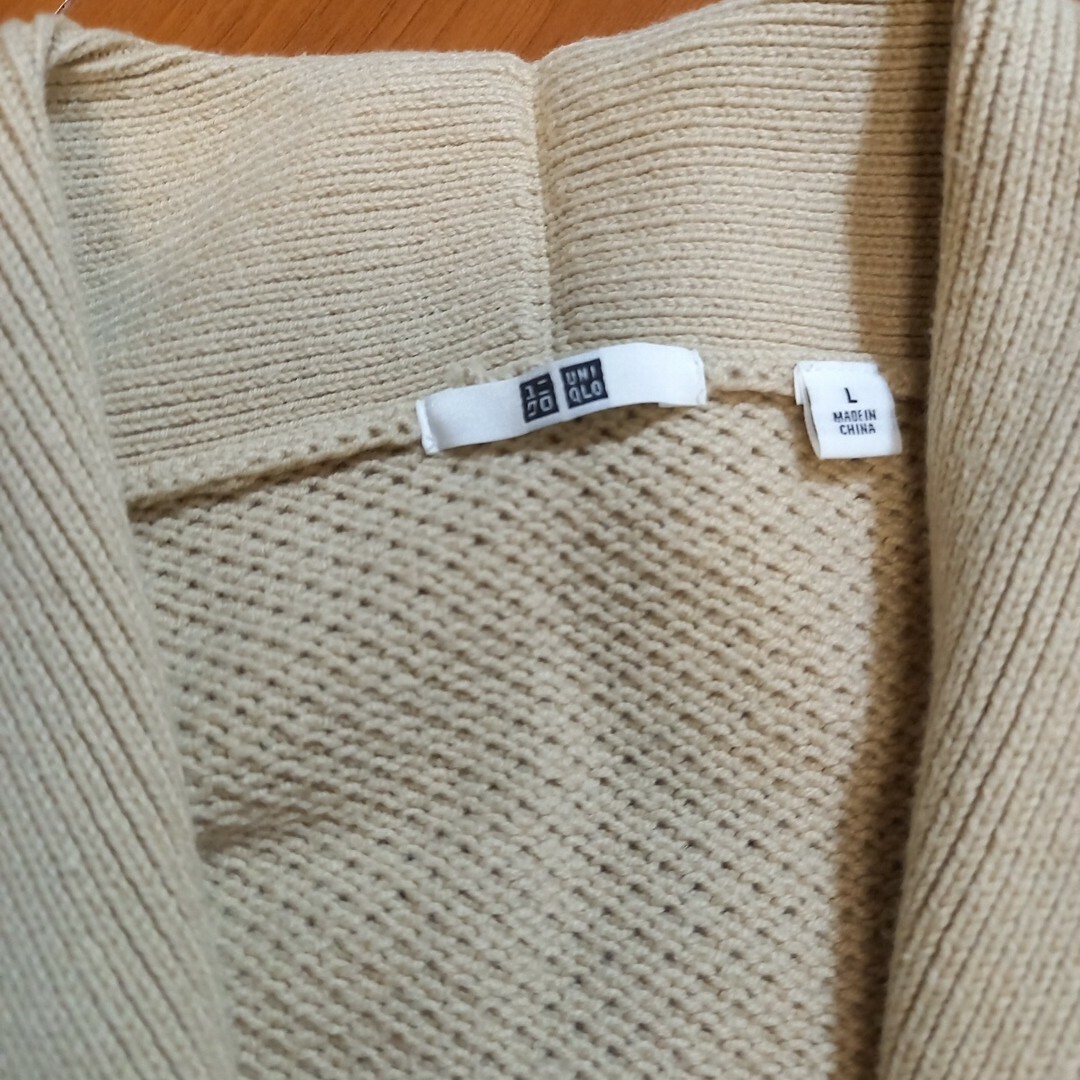 UNIQLO(ユニクロ)のユニクロ　メンズカーディガン　Lサイズ メンズのトップス(カーディガン)の商品写真