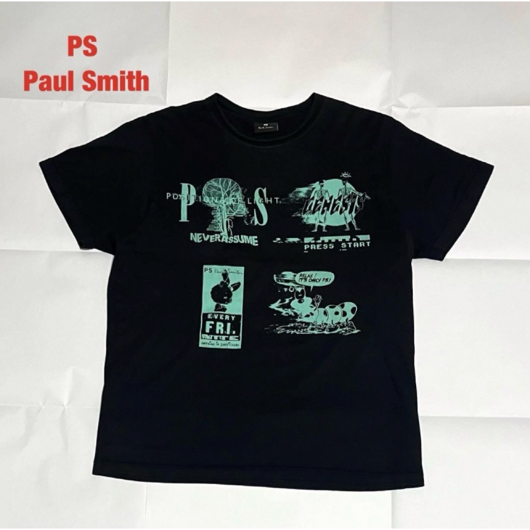 Paul Smith(ポールスミス)のPS Paul Smith　ポールスミス　半袖Tシャツ　コラージュアートワーク メンズのトップス(Tシャツ/カットソー(半袖/袖なし))の商品写真