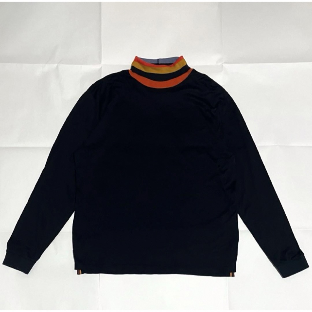 Paul Smith(ポールスミス)のPaul Smith　ポールスミス　タートルネックカットソー　マルチストライプ柄 メンズのトップス(Tシャツ/カットソー(七分/長袖))の商品写真