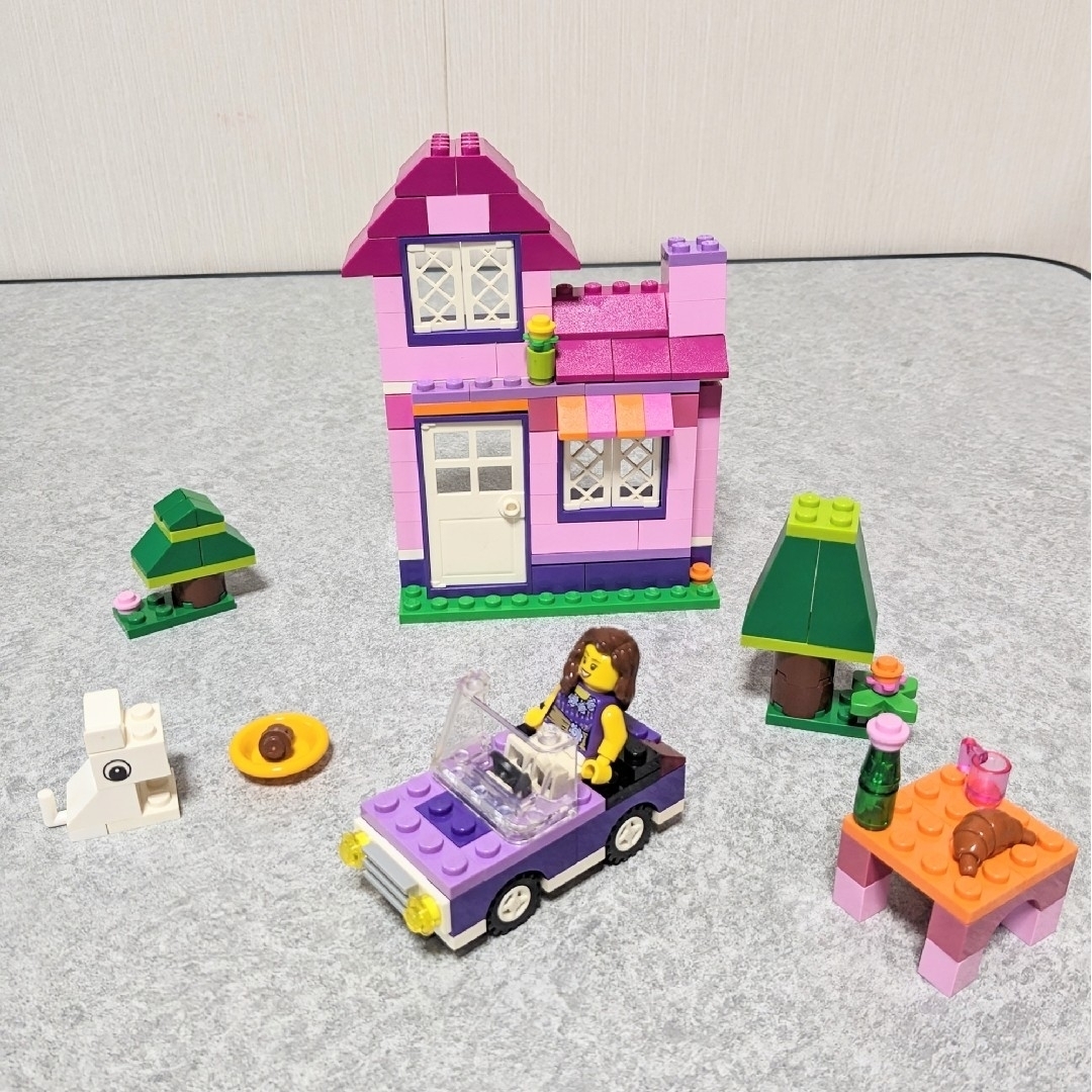 Lego(レゴ)のLEGO 4625 基本セット ピンク エンタメ/ホビーのおもちゃ/ぬいぐるみ(模型/プラモデル)の商品写真