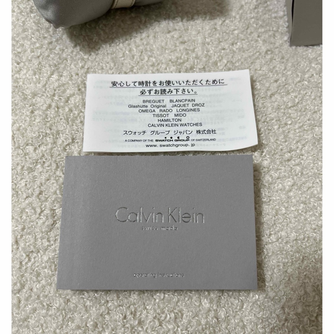 Calvin Klein(カルバンクライン)のカルバンクライン腕時計　保証書、箱付き レディースのファッション小物(腕時計)の商品写真