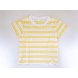 ムジルシリョウヒン(MUJI (無印良品))のMUJI ボーダー柄T 💛(Ｔシャツ)