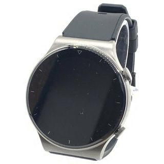 ファーウェイ(HUAWEI)のHUAWEI WATCH ファーウェイ ウォッチ GT 2 Pro スマートウォッチ ブラック ガンメタ VID-B19(ラバーベルト)