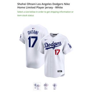 ナイキ(NIKE)の限定 ロサンゼルス ドジャース プレイヤーユニフォーム 大谷翔平 Mサイズ　(記念品/関連グッズ)