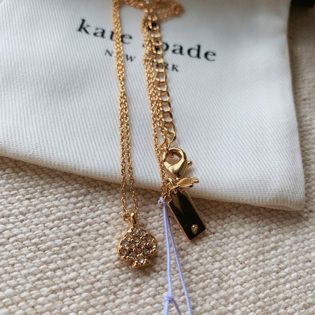 kate spade new york(ケイトスペードニューヨーク)のケイトスペード♡スペード　ネックレス レディースのアクセサリー(ネックレス)の商品写真