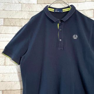 フレッドペリー(FRED PERRY)のフレッドペリー ポロシャツ 半袖 紺 XL(ポロシャツ)