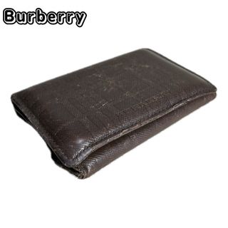 バーバリー(BURBERRY)のBurberry バーバリー　名刺入れ　定期入れ　ブラウン(名刺入れ/定期入れ)