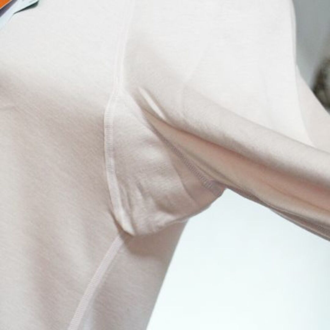 Wacoal(ワコール)の日本製ワコール8分袖インナーL前開きTシャツ薄く暖かい家庭用タンブル乾燥機対応 レディースの下着/アンダーウェア(アンダーシャツ/防寒インナー)の商品写真