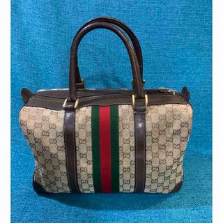 Gucci - オールドGUCCIシエリラインボストンバッググッチボストンバッグ