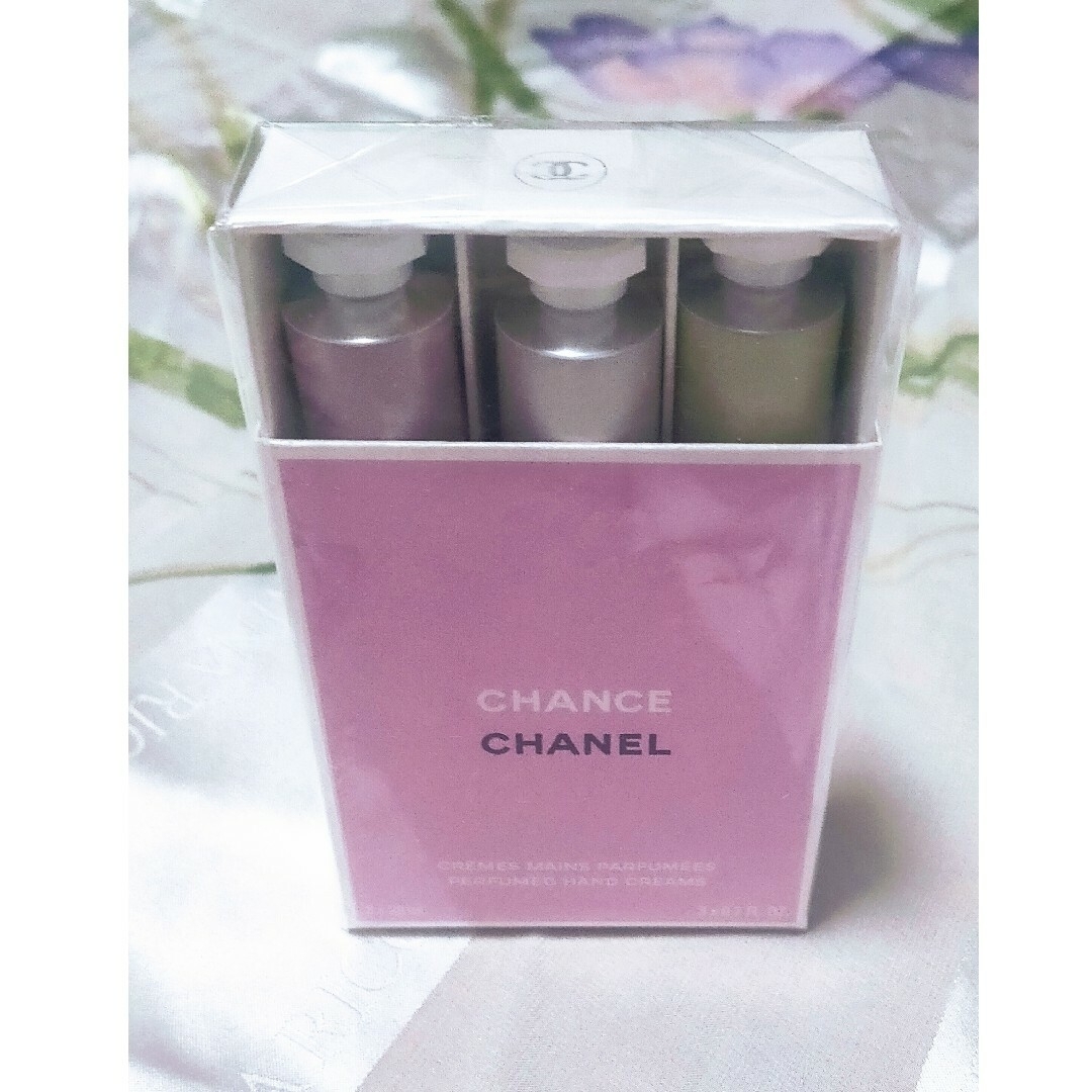 CHANEL(シャネル)の【CHANEL】 ☆新品・未使用☆ チャンス クレーム マン20ml×3本セット コスメ/美容のボディケア(ハンドクリーム)の商品写真