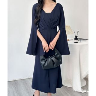 ザラ(ZARA)の3月15日までセールスリットカシュクールロングワンピース(ロングワンピース/マキシワンピース)