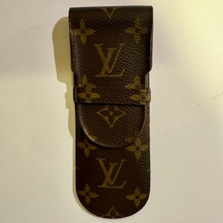 ルイヴィトン(LOUIS VUITTON)の良品 正規 ルイ ヴィトン モノグラム ペンケース サングラス ポーチ 小物入れ(ポーチ)