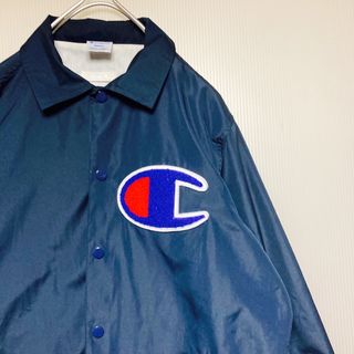 チャンピオン(Champion)のChampion×AndA コラボ デカロゴ バックプリント コーチジャケット(ナイロンジャケット)