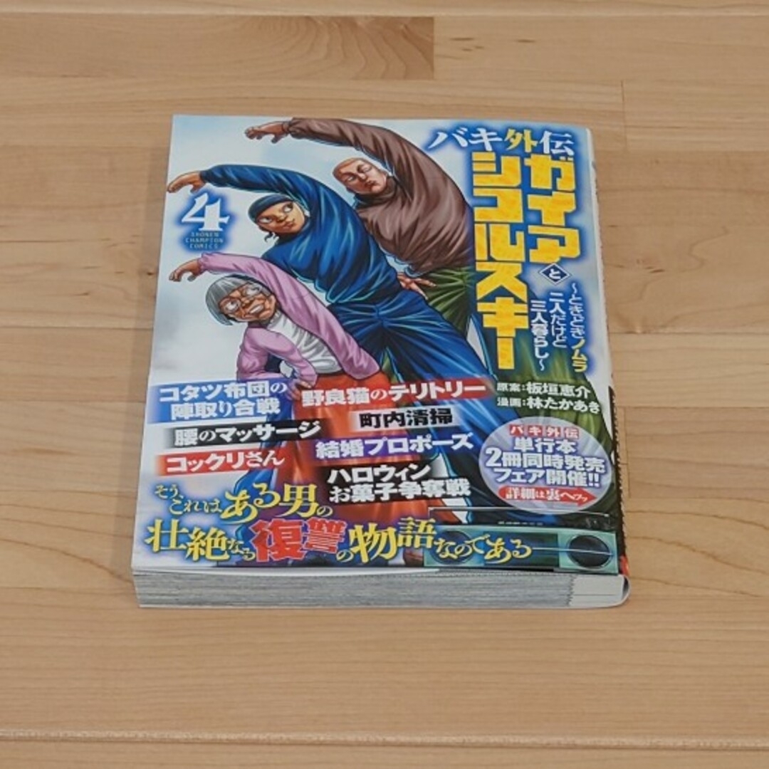 秋田書店(アキタショテン)のバキ外伝ガイアとシコルスキー１〜４ エンタメ/ホビーの漫画(少年漫画)の商品写真