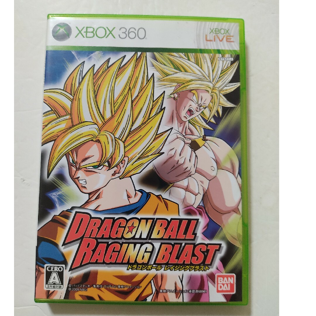 Xbox360(エックスボックス360)の[Xbox360]ドラゴンボール レイジングブラスト エンタメ/ホビーのゲームソフト/ゲーム機本体(家庭用ゲームソフト)の商品写真