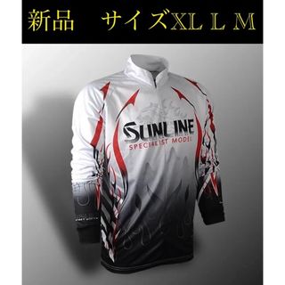 サンライン(SUNLINE)のSUN LINE フィッシングウエア　ホワイト　サイズ XL L M 3サイズ(ウエア)